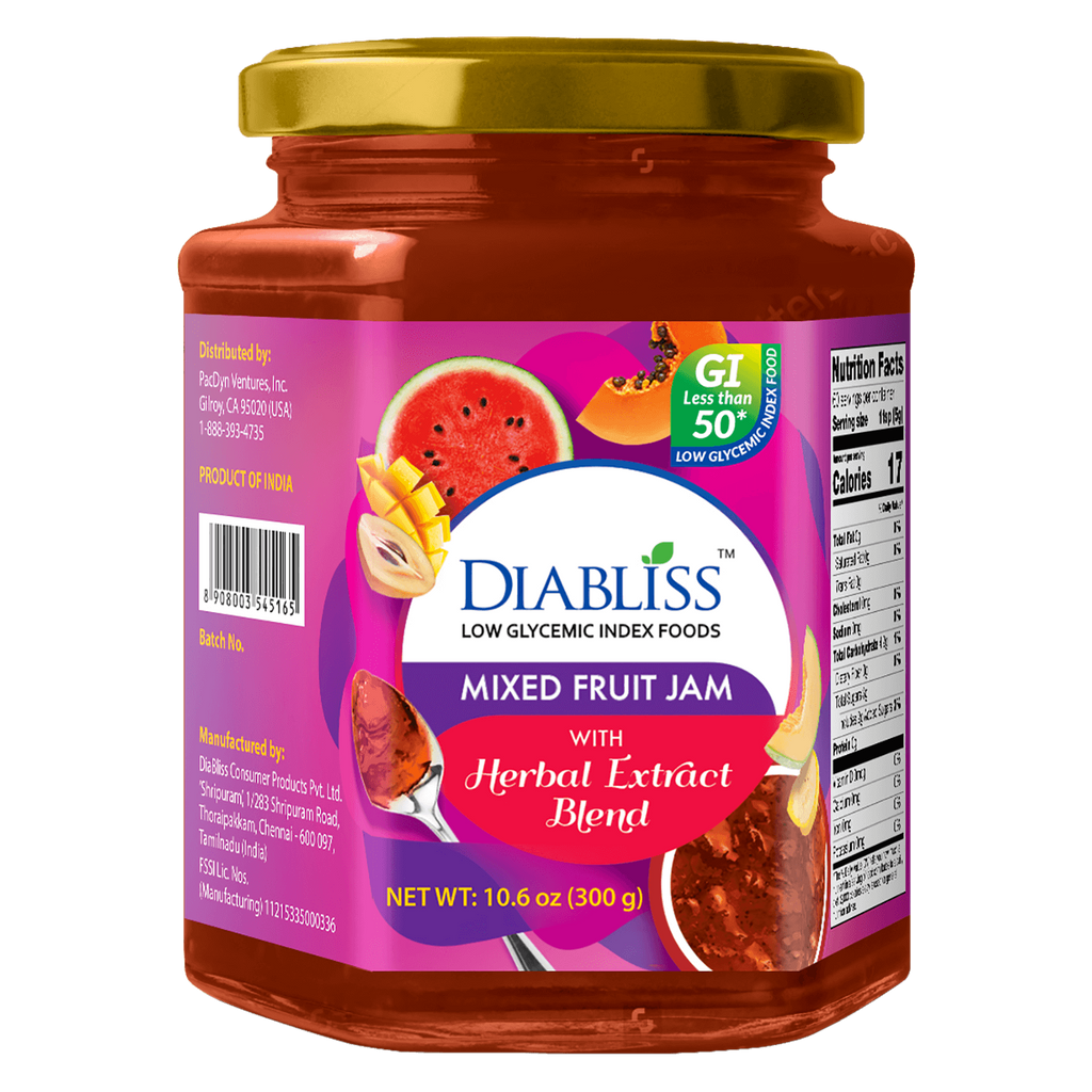 Diabliss Mixed Fruit Jam